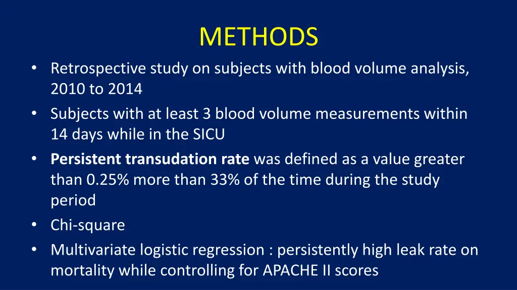 methods