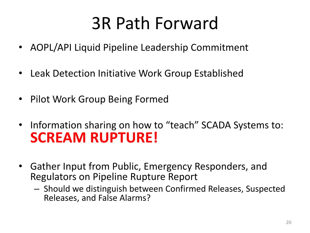 3r path forward