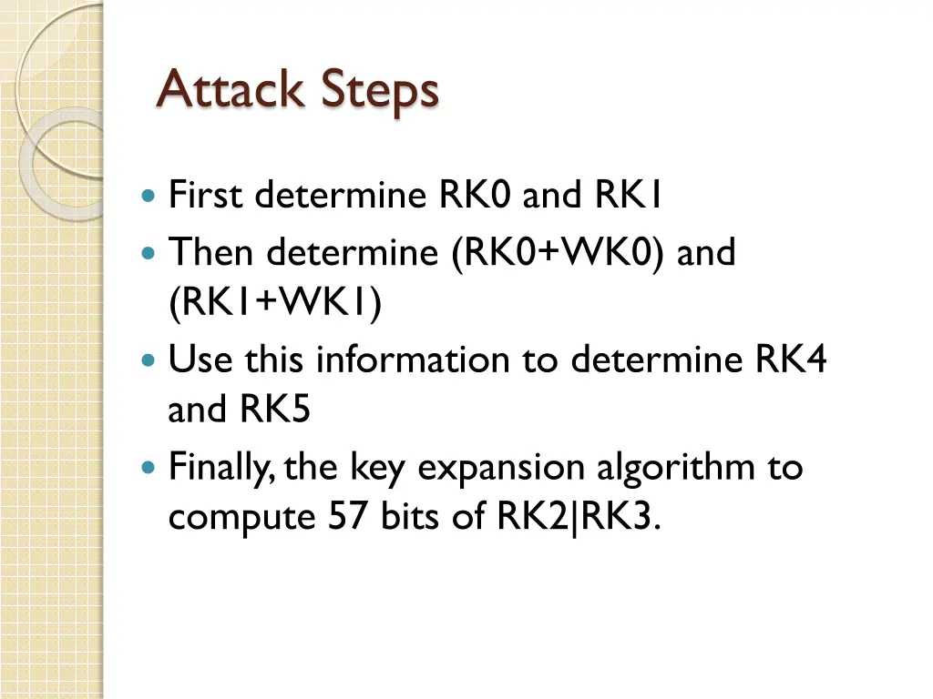 attack steps