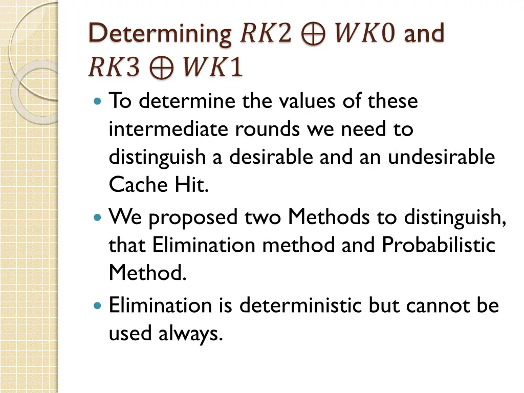 determining 2 0 and 3 1 to determine the values