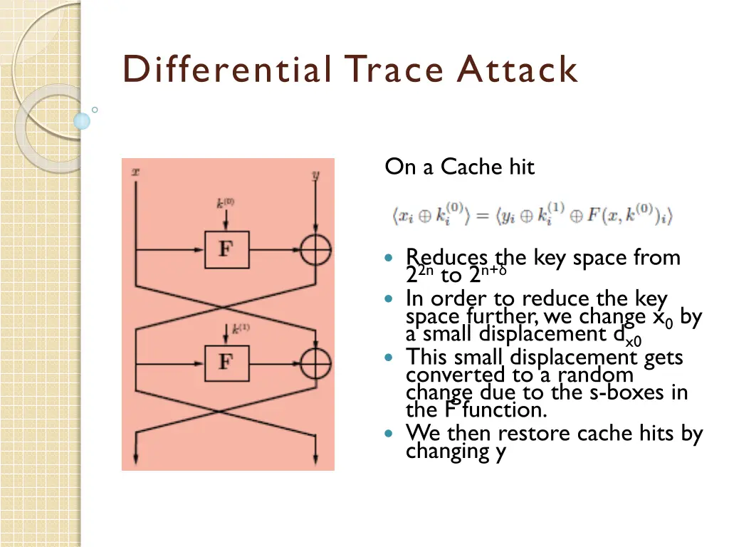 differential trace attack