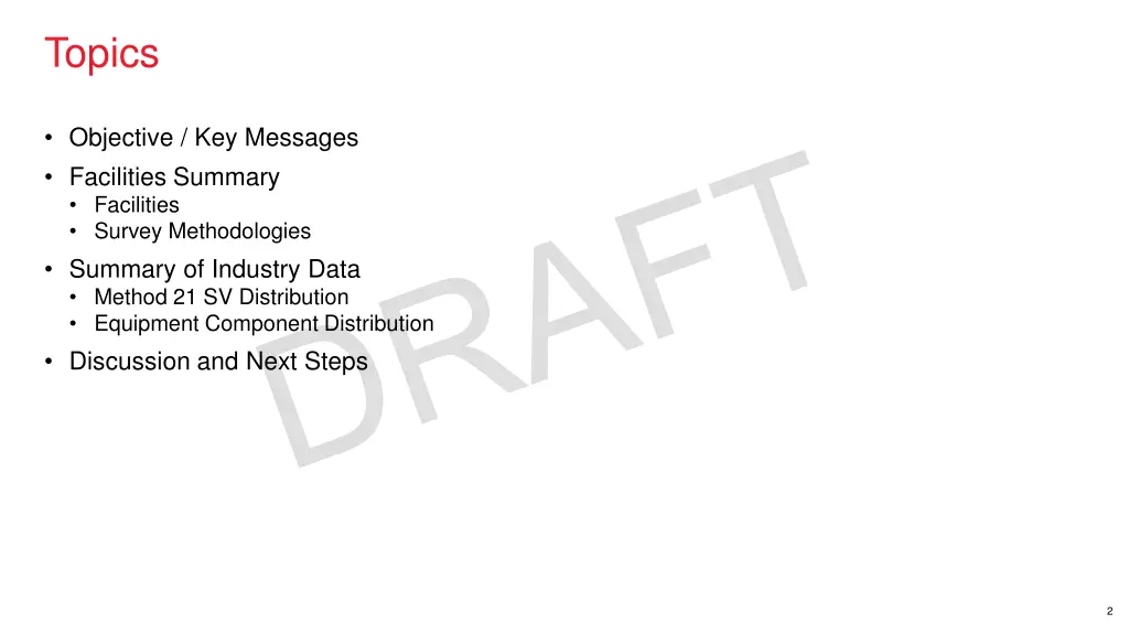 topics