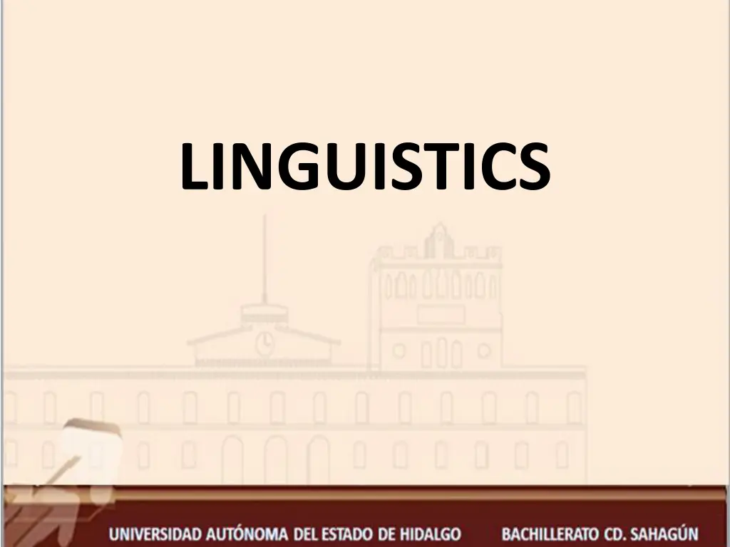 linguistics