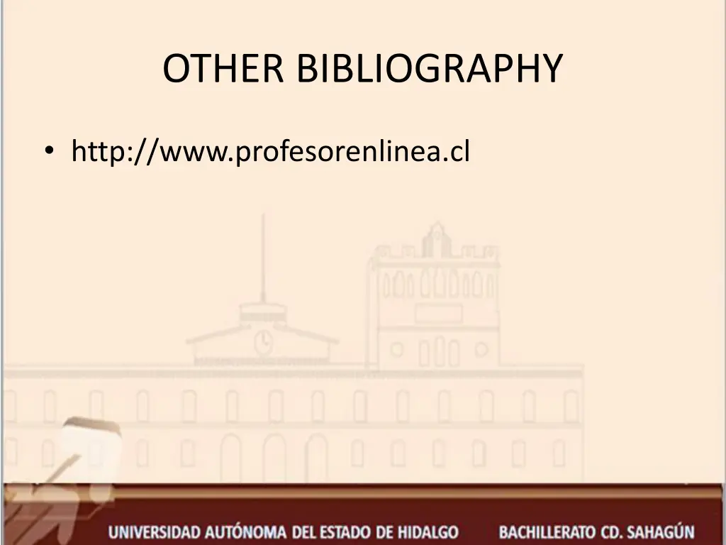 other bibliography