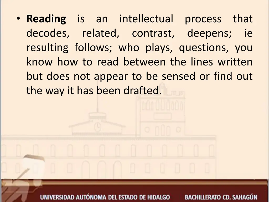 reading decodes resulting follows who plays