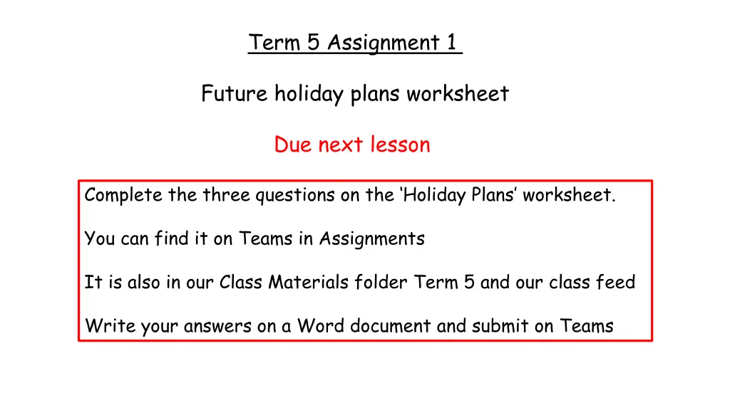 term 5 assignment 1