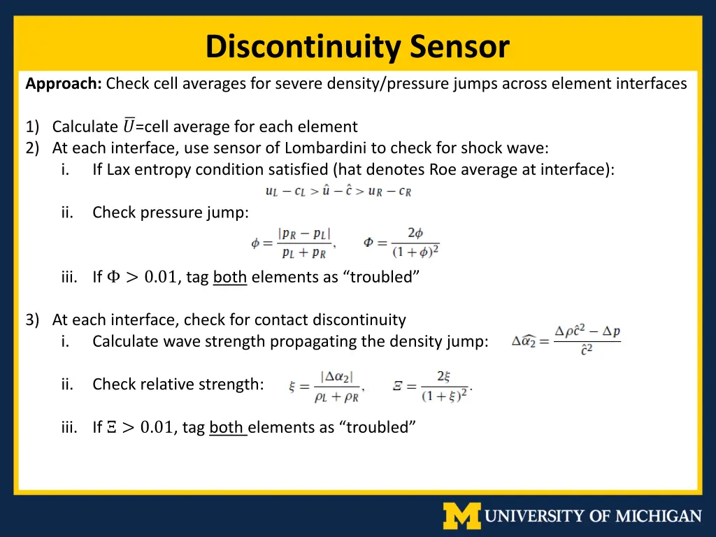 discontinuity sensor