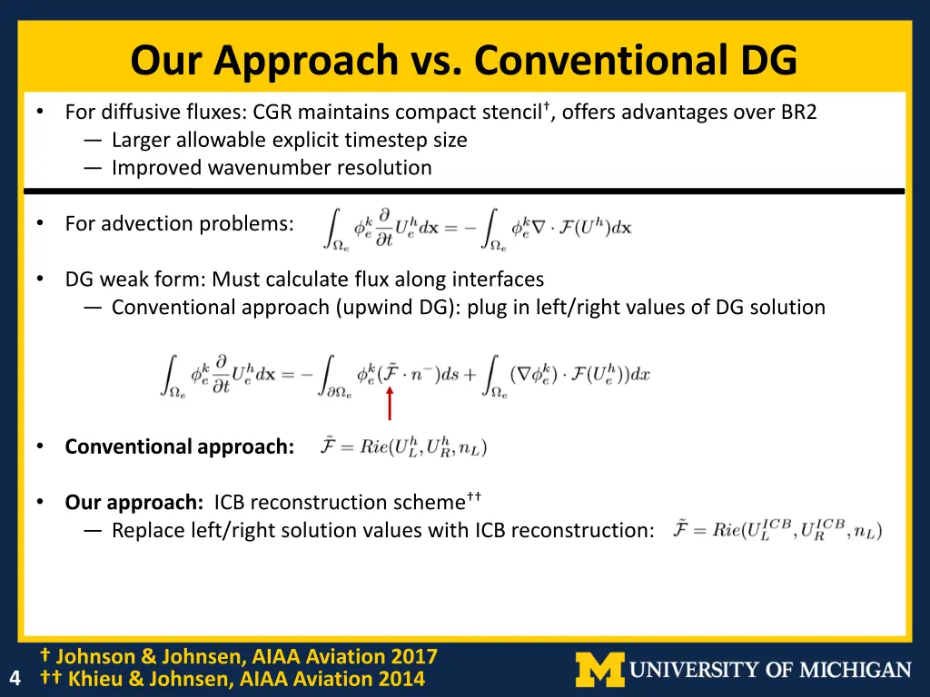 our approach vs conventional dg