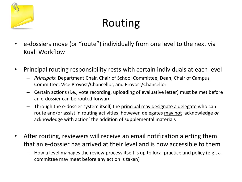 routing