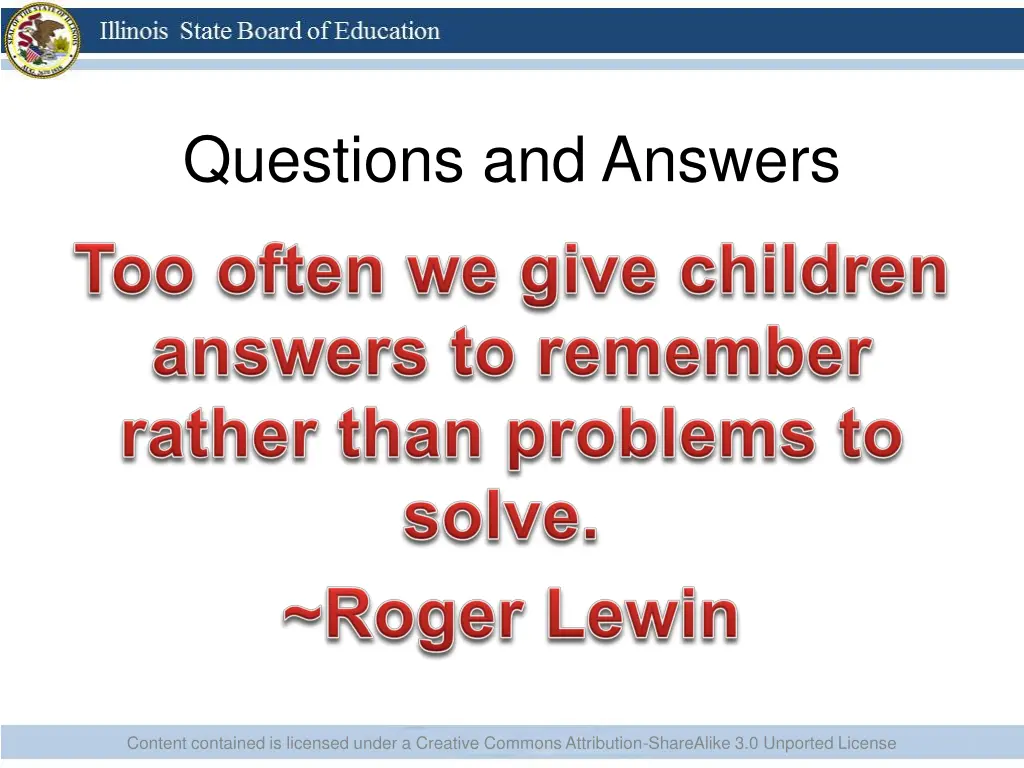 questions and answers