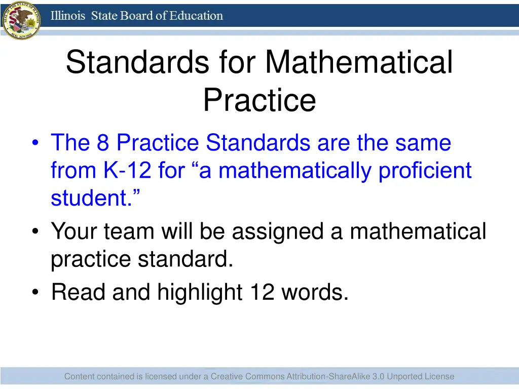 standards for mathematical practice