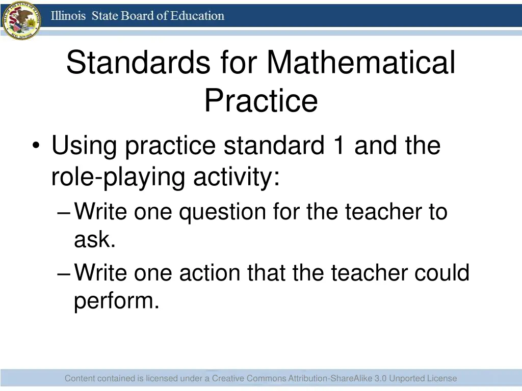 standards for mathematical practice using