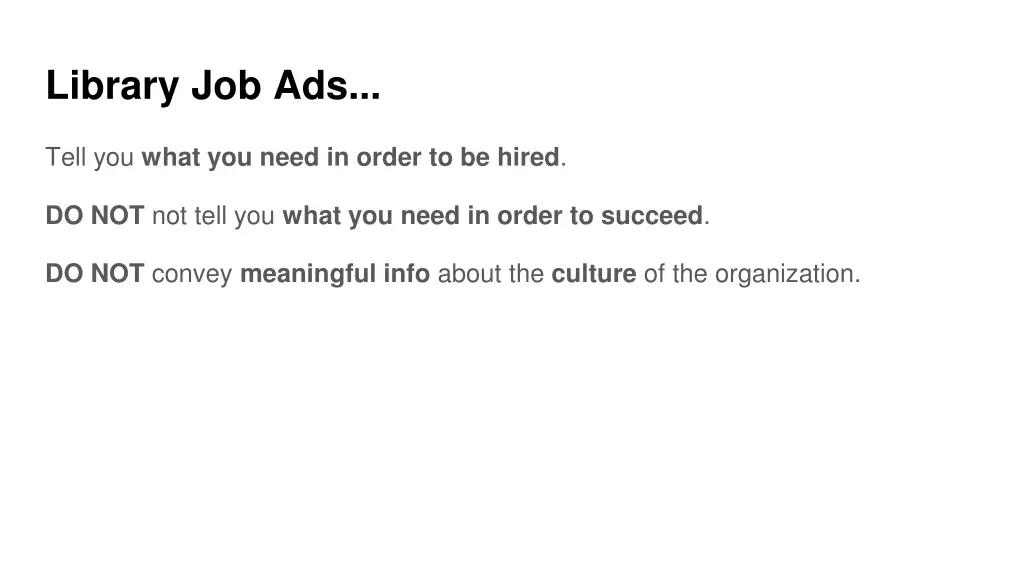 library job ads