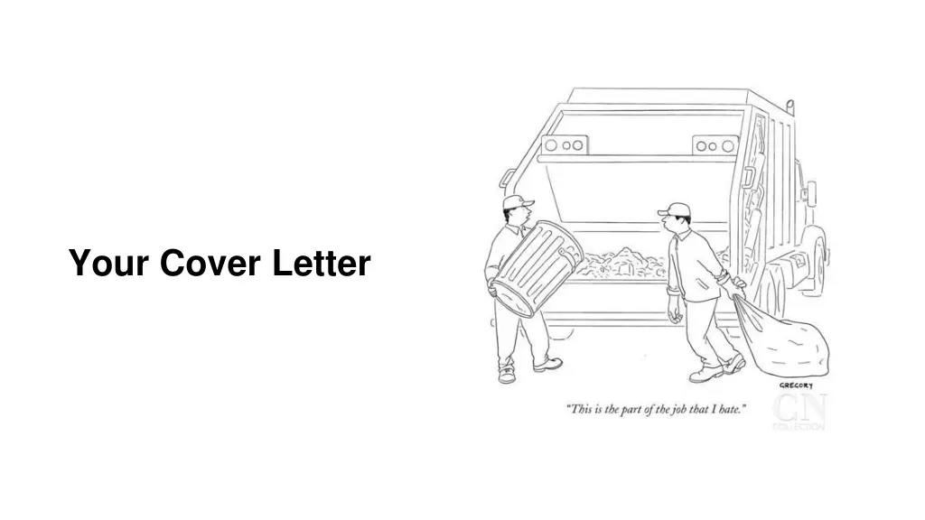 your cover letter