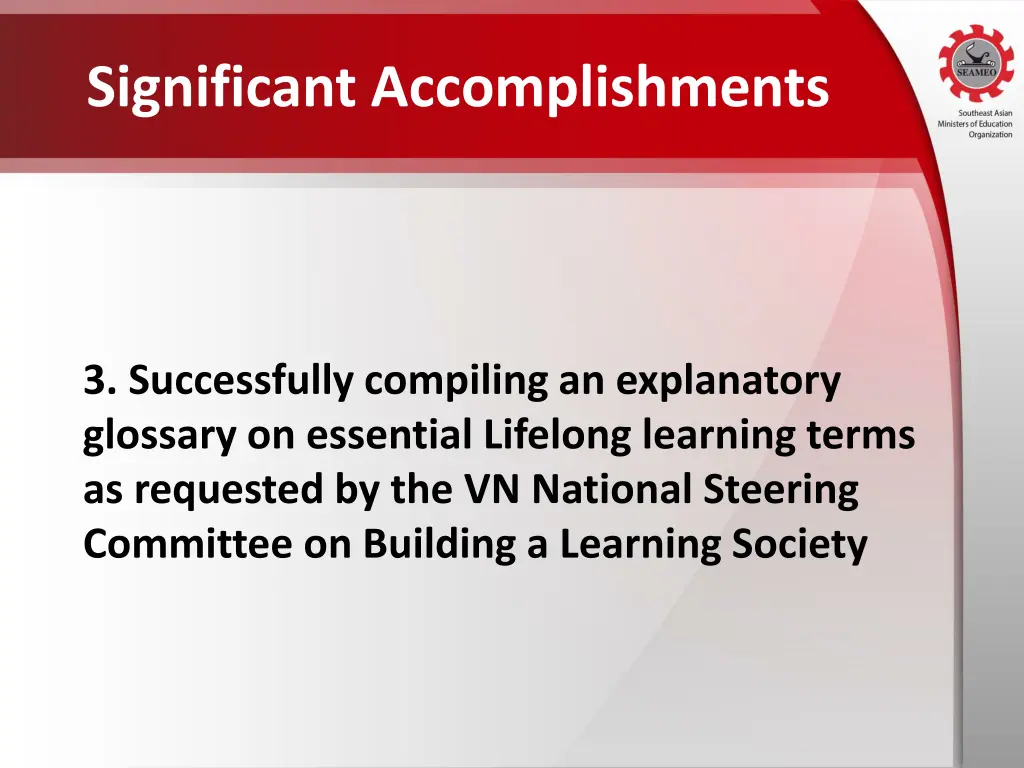 significant accomplishments 1