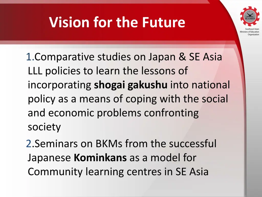 vision for the future