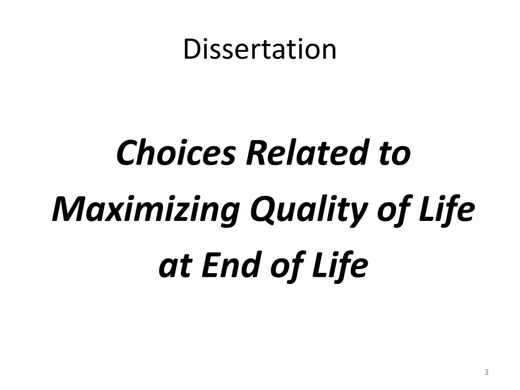 dissertation