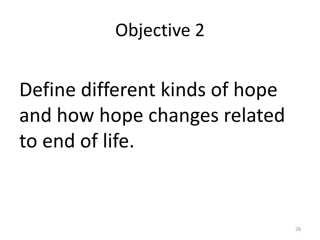 objective 2