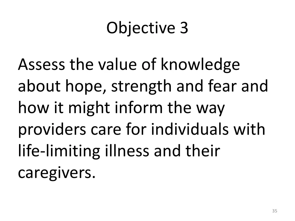objective 3