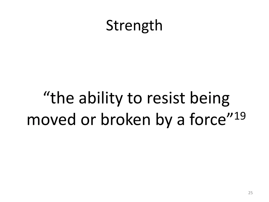 strength