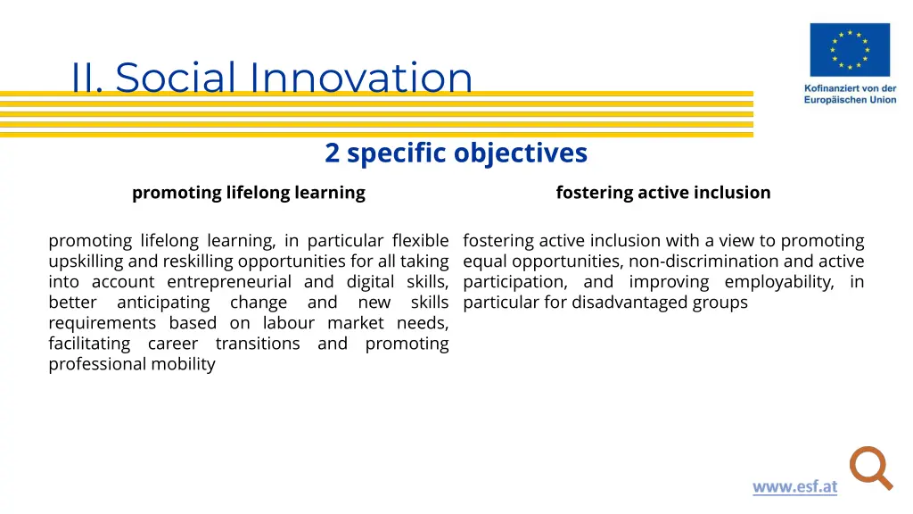 ii social innovation