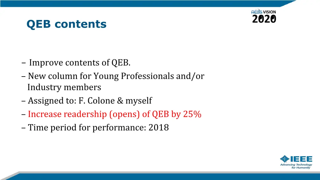 qeb contents