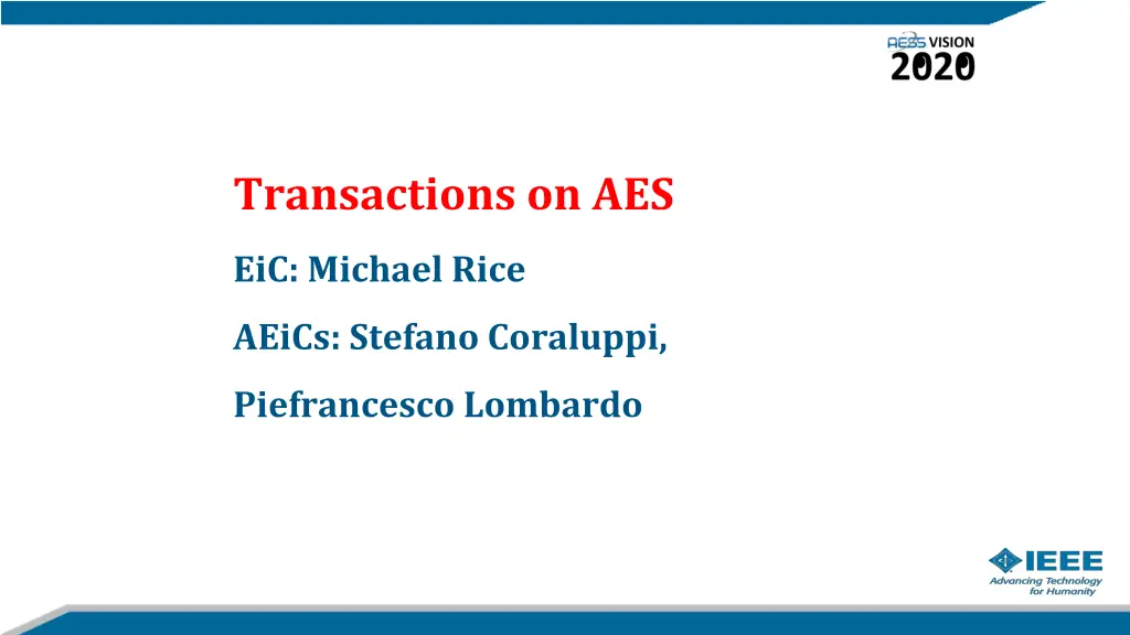 transactions on aes