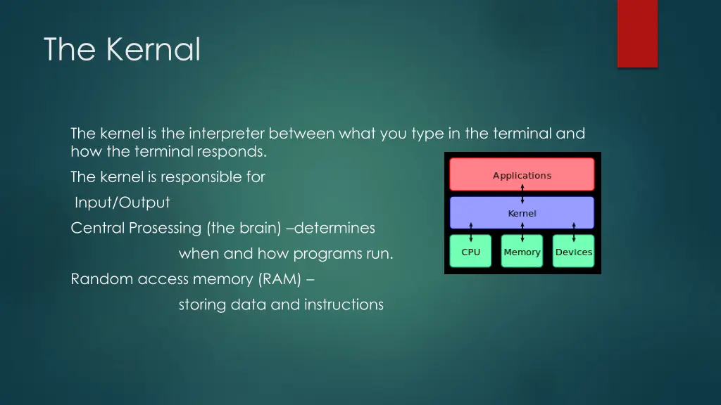 the kernal