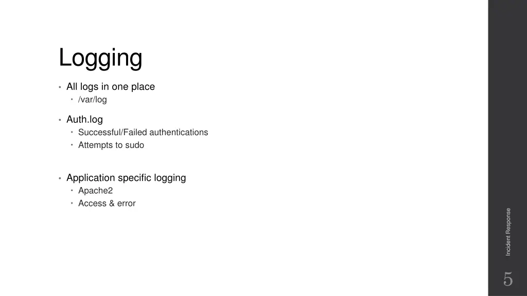 logging