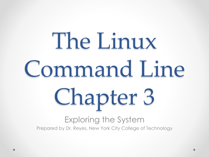 the linux command line chapter 3 exploring