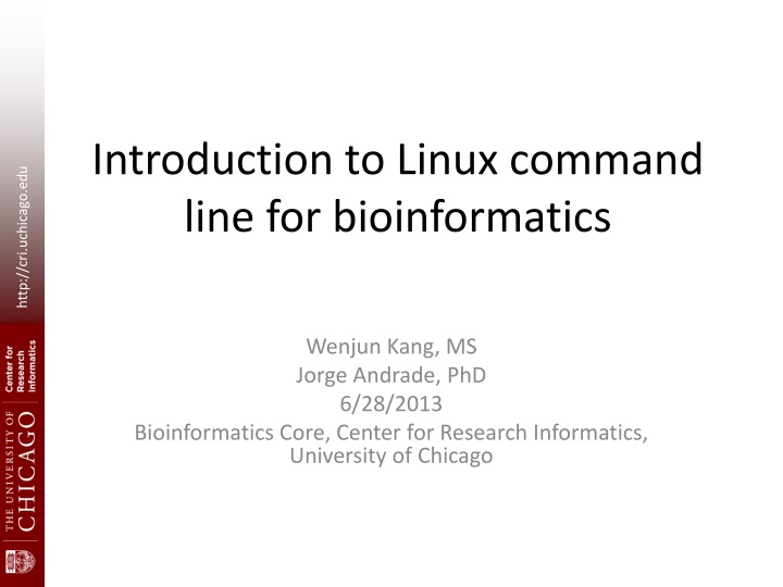 introduction to linux command line