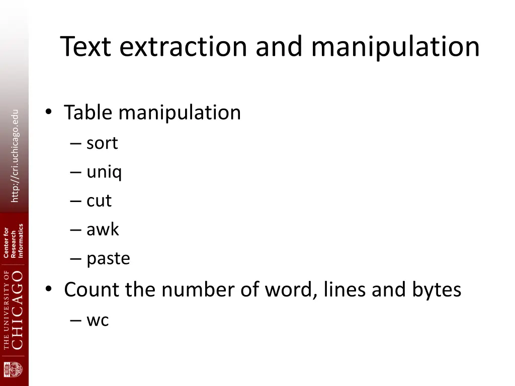 text extraction and manipulation 1