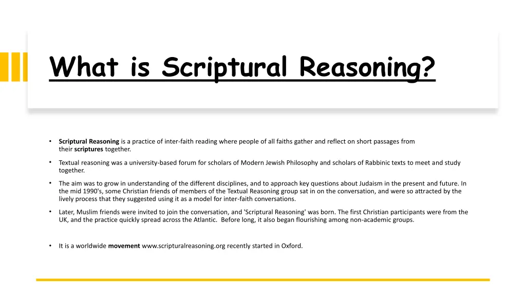 what is scriptural reasoning