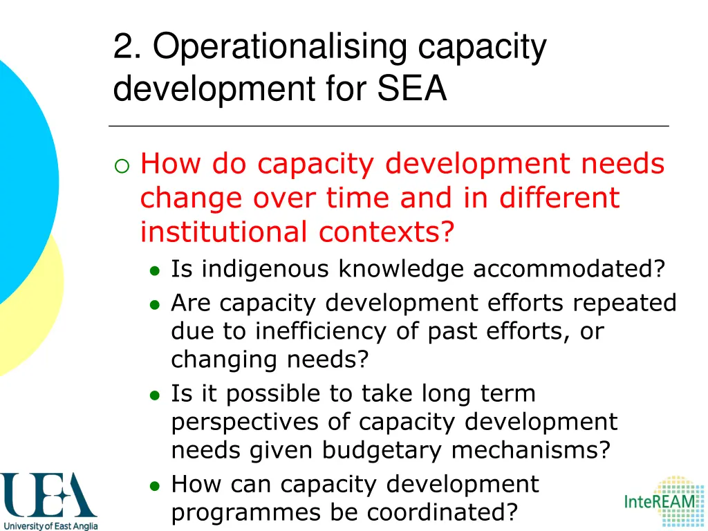 2 operationalising capacity development for sea 2