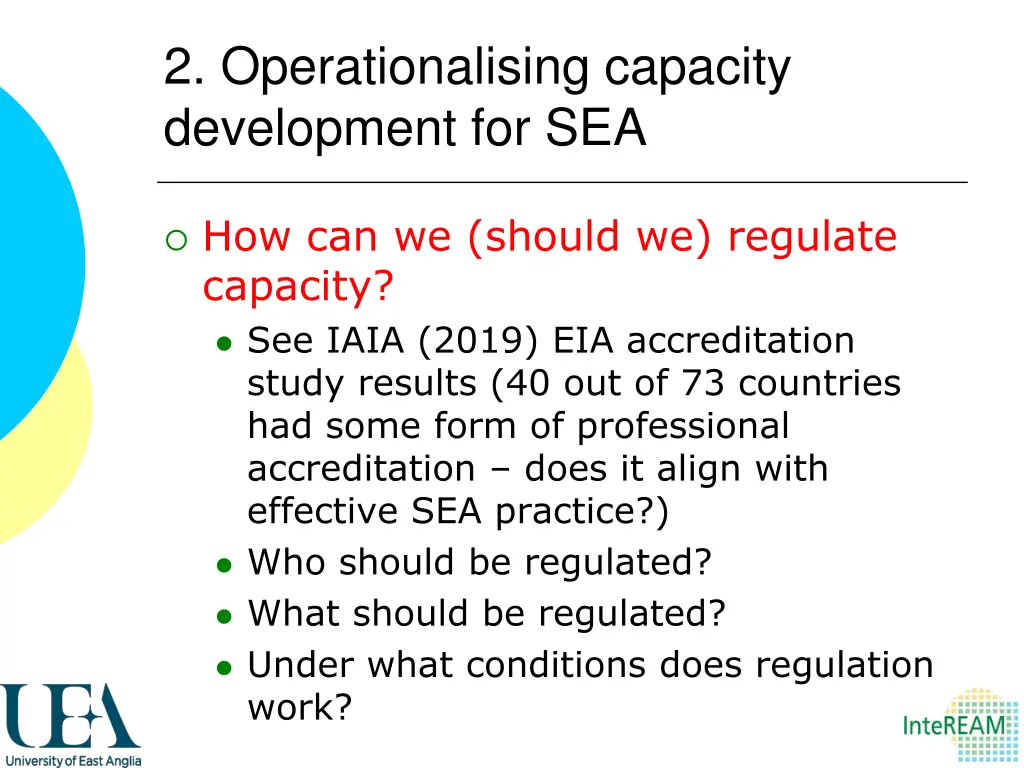 2 operationalising capacity development for sea 3