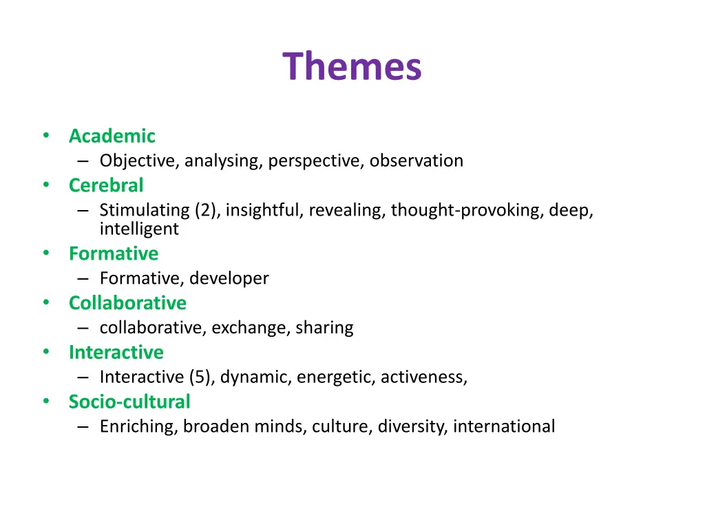 themes