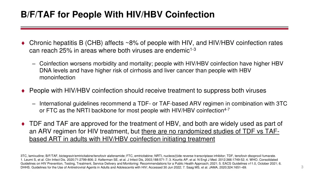 b f taf for people with hiv hbv coinfection