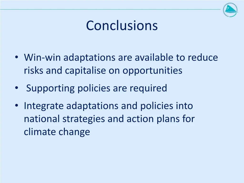 conclusions