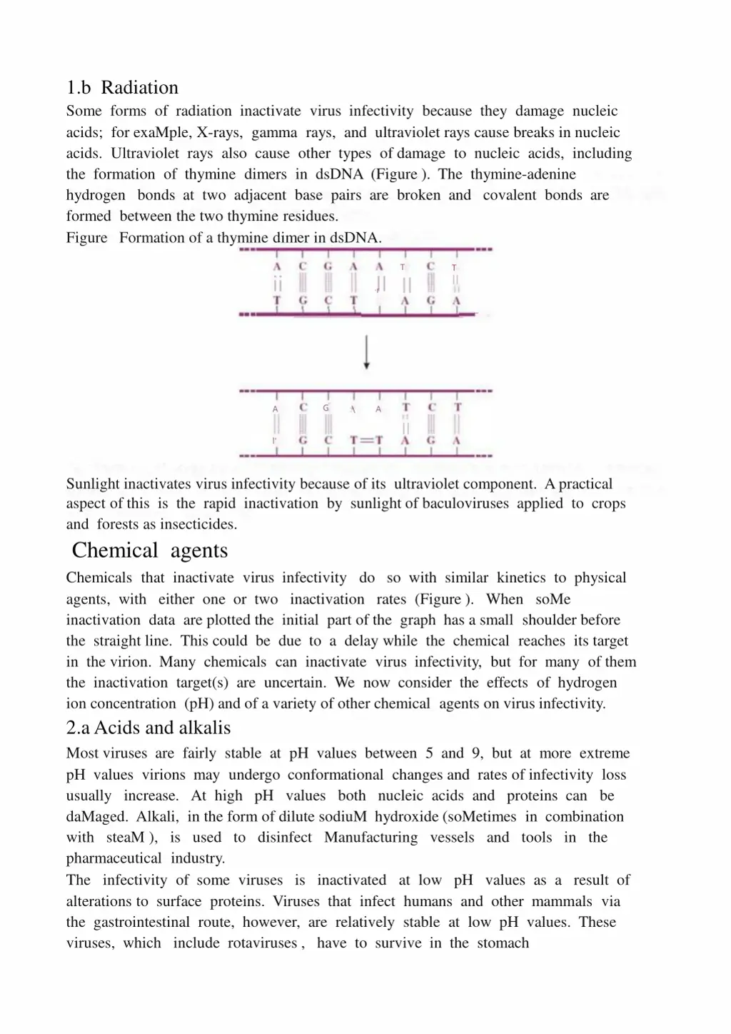 1 b radiation some forms of radiation inactivate