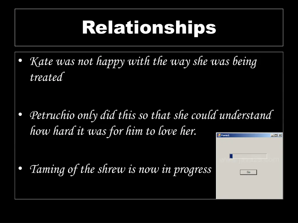 relationships