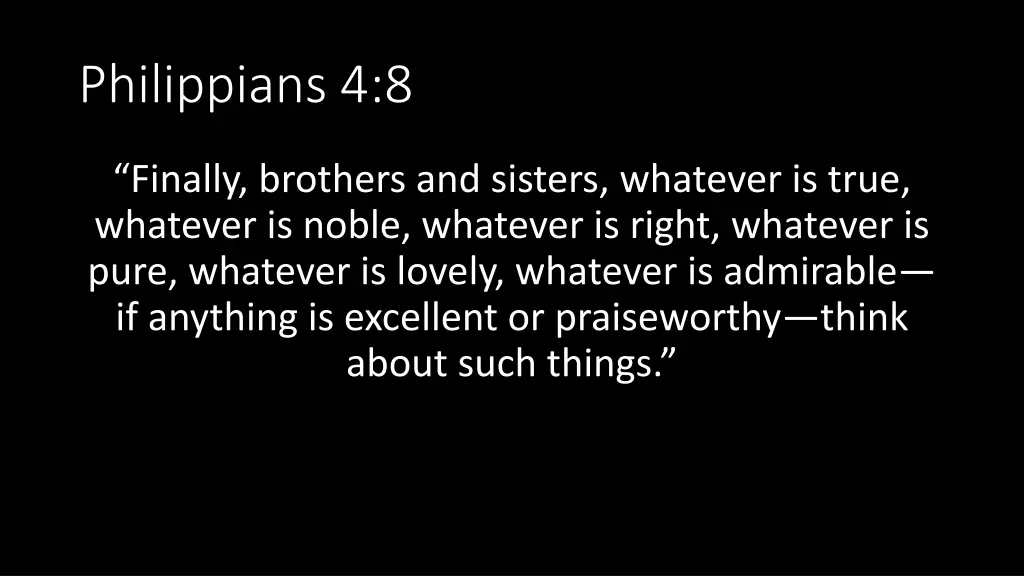 philippians 4 8