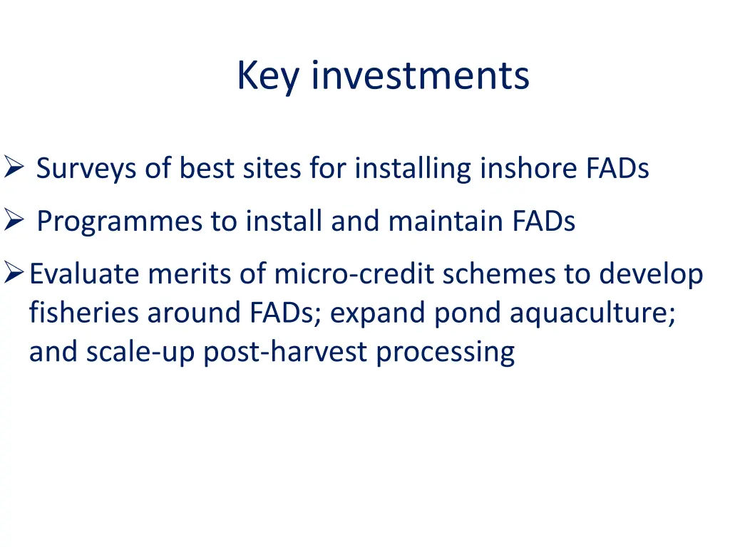 key investments 1