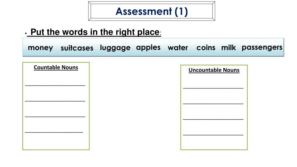 assessment 1