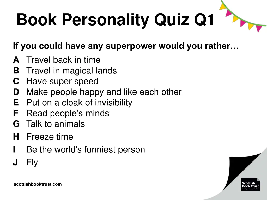 book personality quiz q1