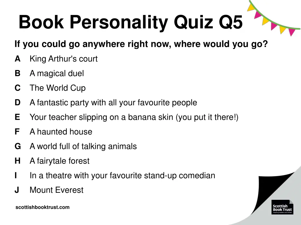 book personality quiz q5