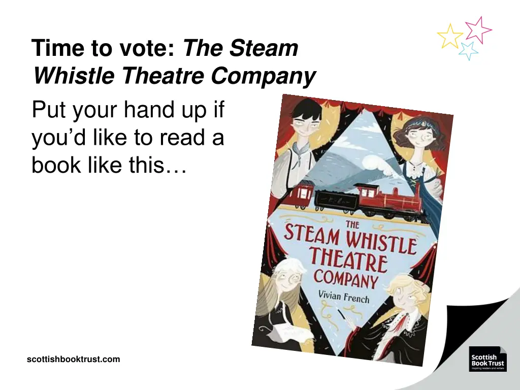 time to vote the steam whistle theatre company