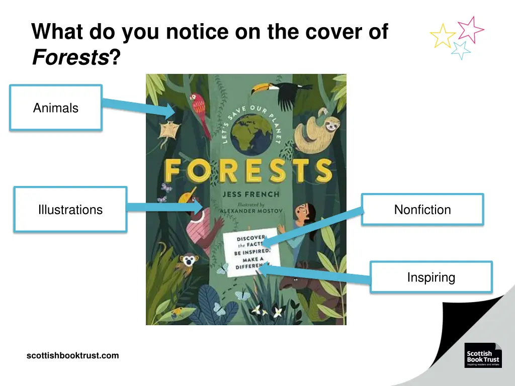 what do you notice on the cover of forests