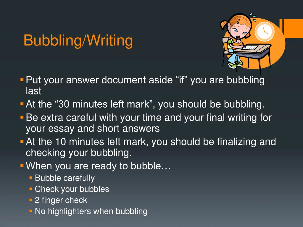 bubbling writing