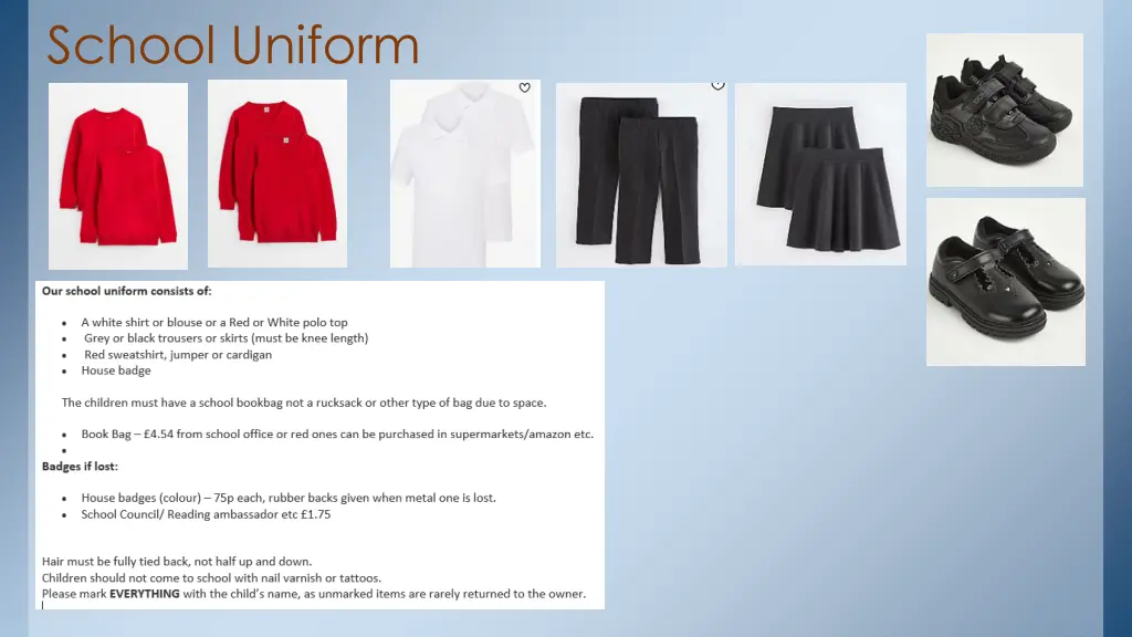 school uniform