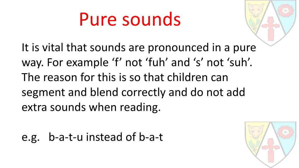 pure sounds